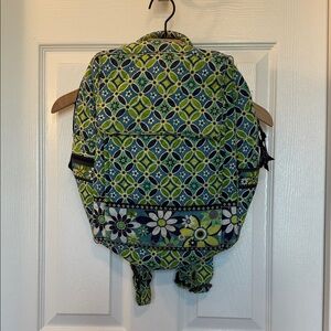 Vera Bradley Green and Blue Patterned Backpack
